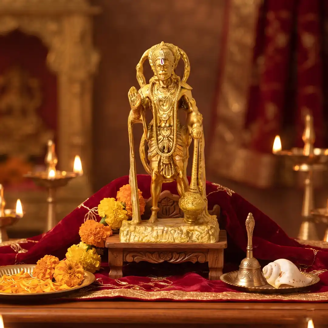 Lord Bajrangbali Standing Idol for Home, Car Dashboard & Gifting