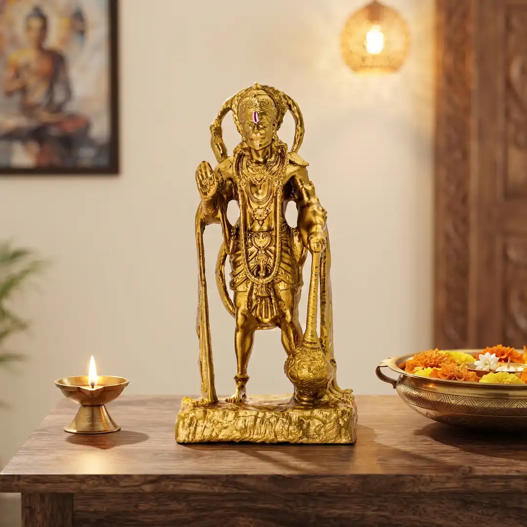 Lord Bajrangbali Standing Idol for Home, Car Dashboard & Gifting - Image 3