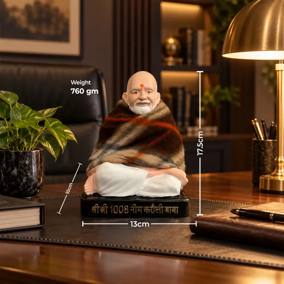 Neem Karoli Baba Ji Idol for Home Temple & Gifting - Image 3