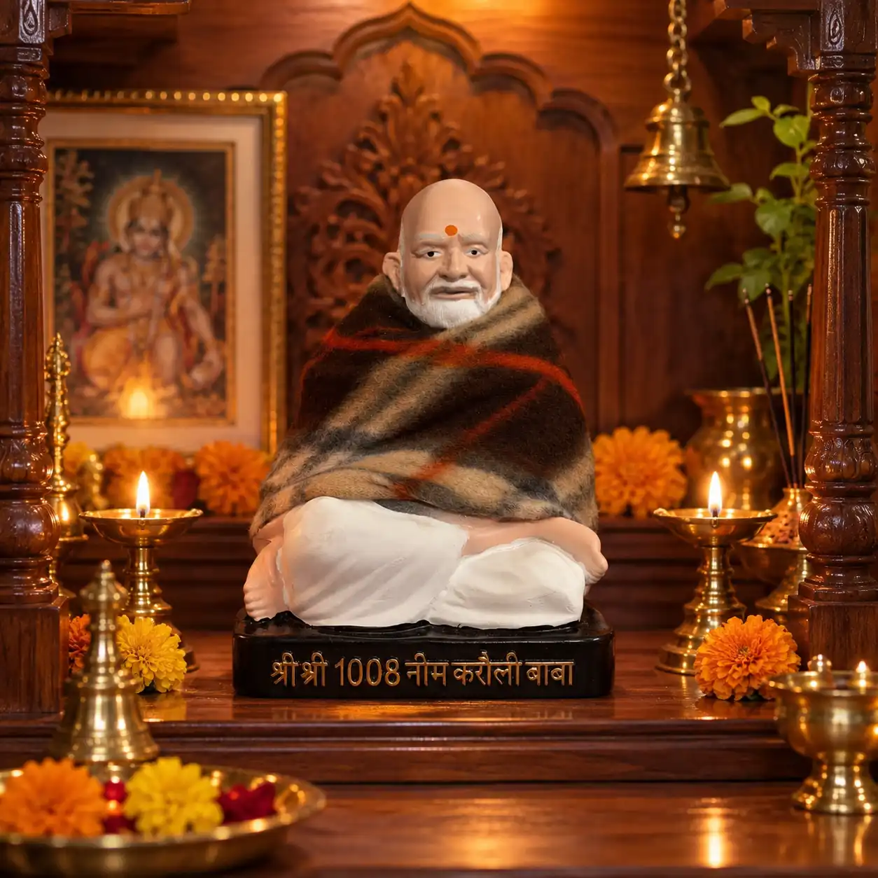 Neem Karoli Baba Ji Idol for Home Temple & Gifting - Image 2